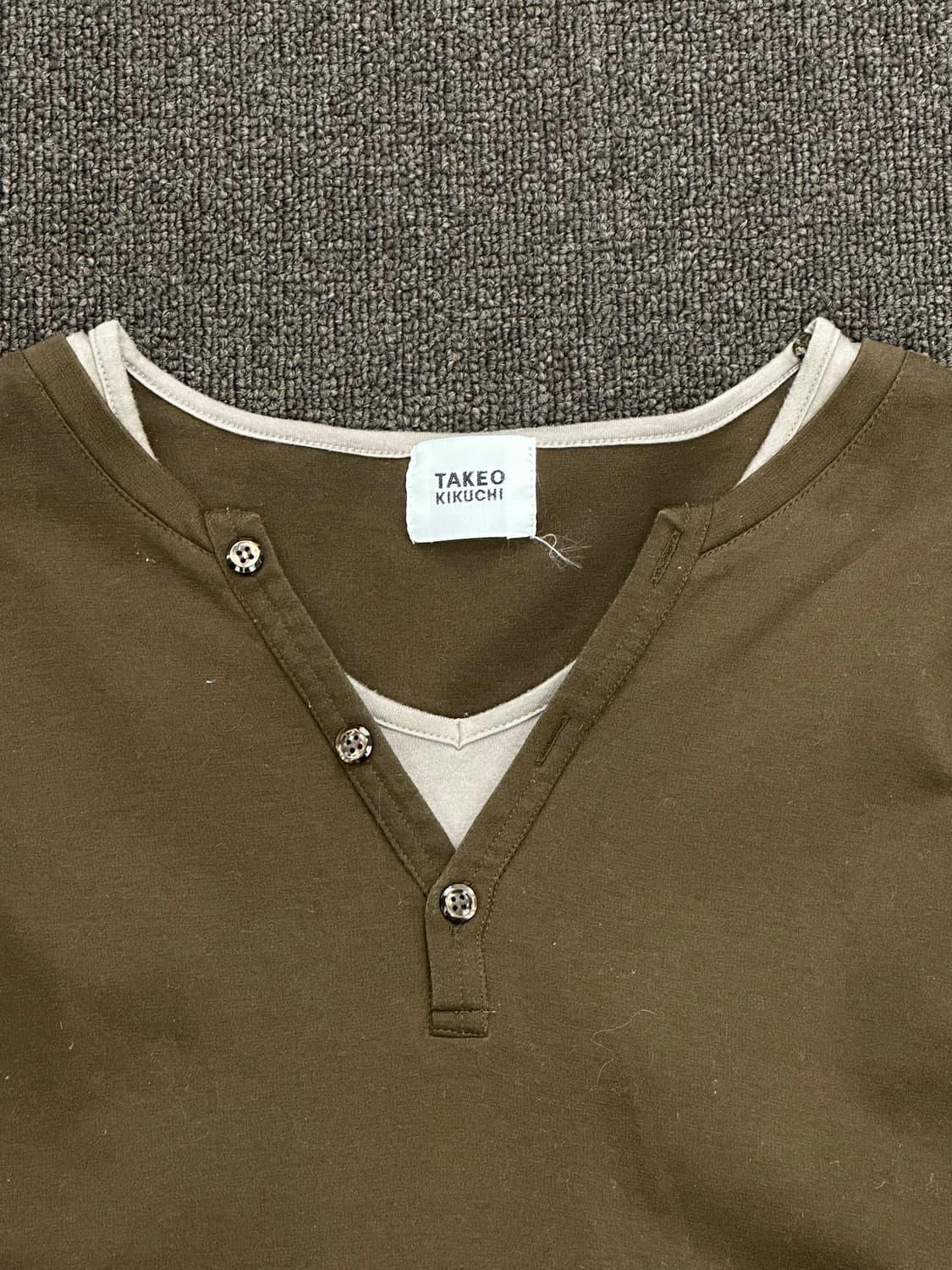 2)타케오 키쿠치 빈티지 여성 레이어드 롱슬리브 상품이미지2