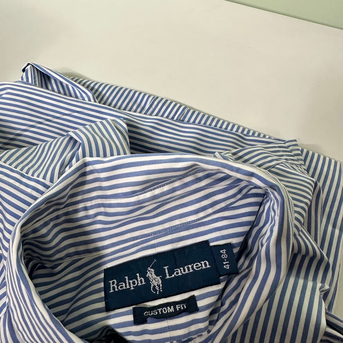100 L 폴로랄프로렌 커스텀핏 스트라이프 셔츠 남방 상품이미지2
