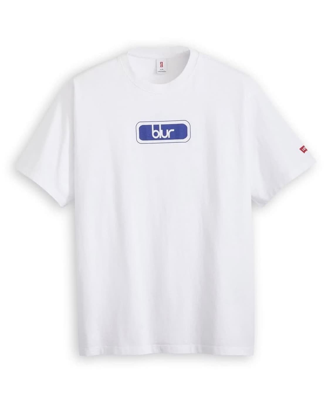 XL)Levi’sxBlur White BLOCK LOGO TEESHIRT 상품이미지1