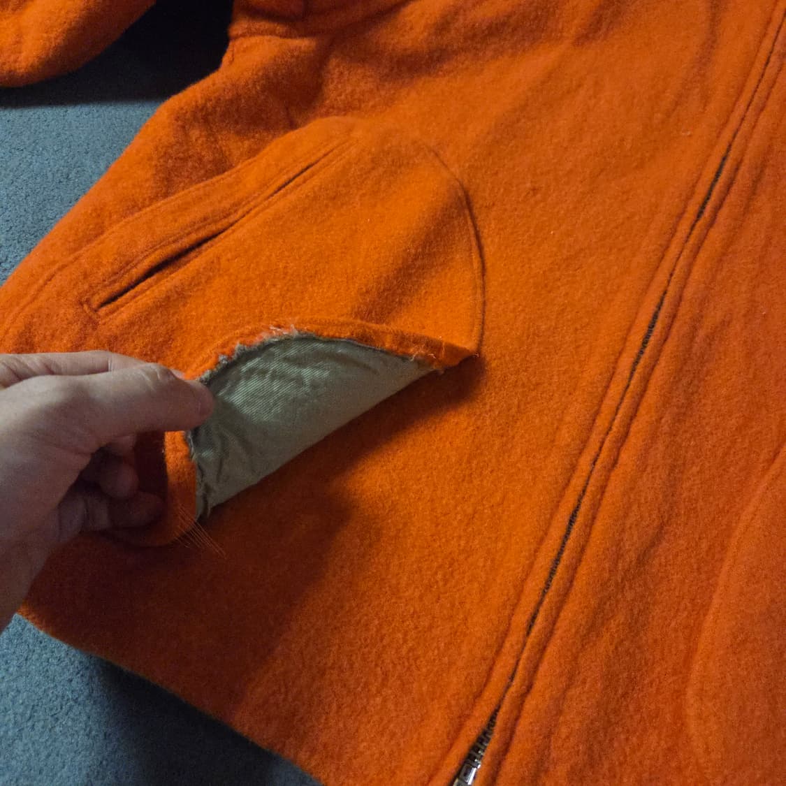 여성용 뷰티앤유스 유나이티드애로우 울 해링턴 블루종 자켓 S 36 상품이미지6