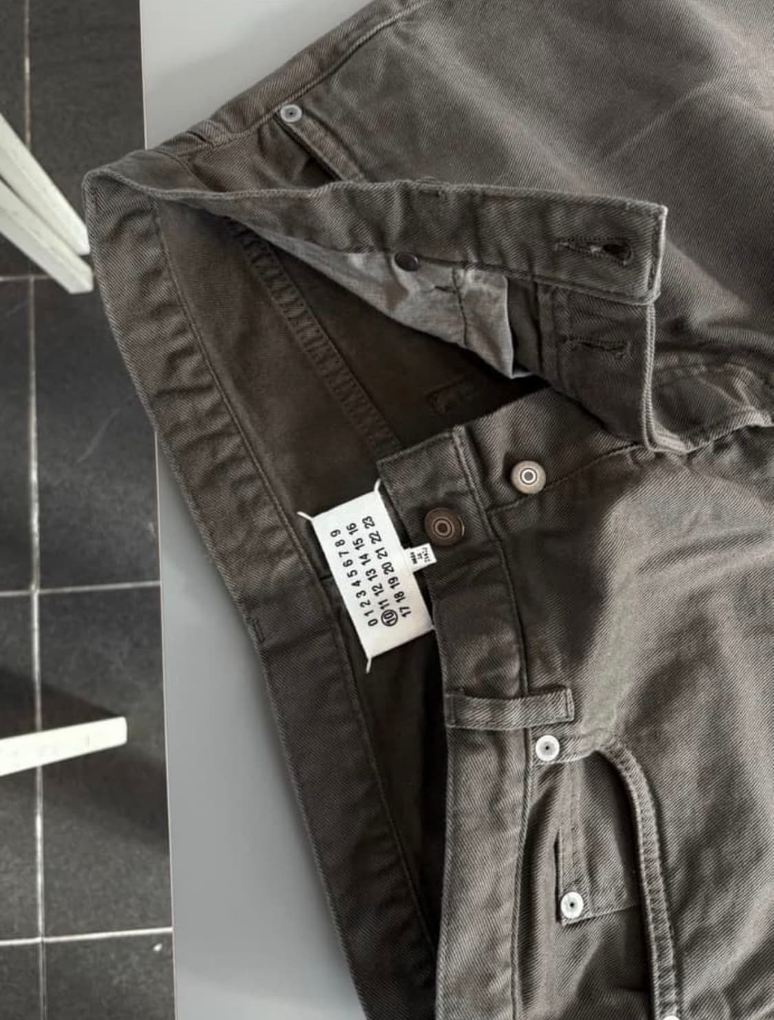 메종 마르지엘라 스티치 그레이 팬츠 상품이미지2