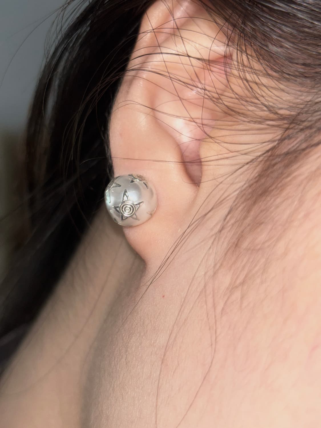 Star bangle pearl earing 상품이미지5