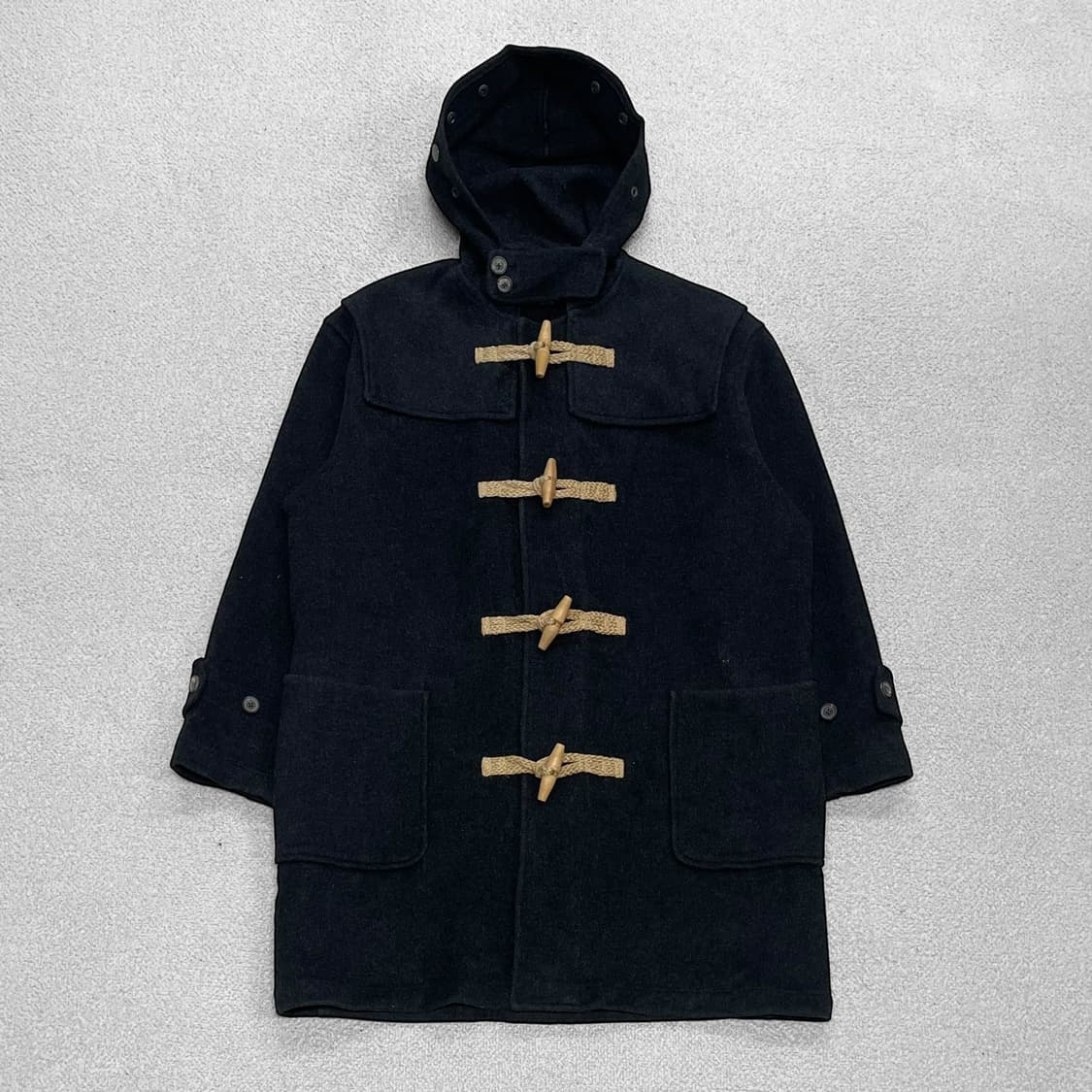 폴로 랄프로렌 더플 울 코트 차콜 상품이미지1