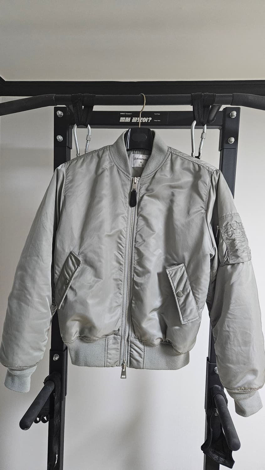 자바나스 MA-1 항공점퍼 카키그레이 M 상품이미지1