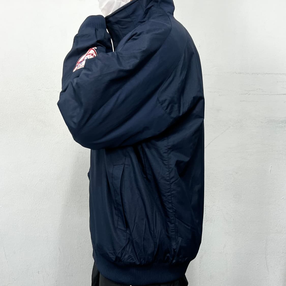 마제스틱 뉴욕 양키스 오버사이즈 오왼 바시티 자켓 상품이미지2