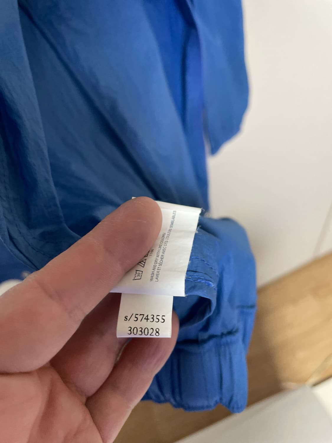 GAP 블루 여성 롱 바람막이 S 상품이미지10