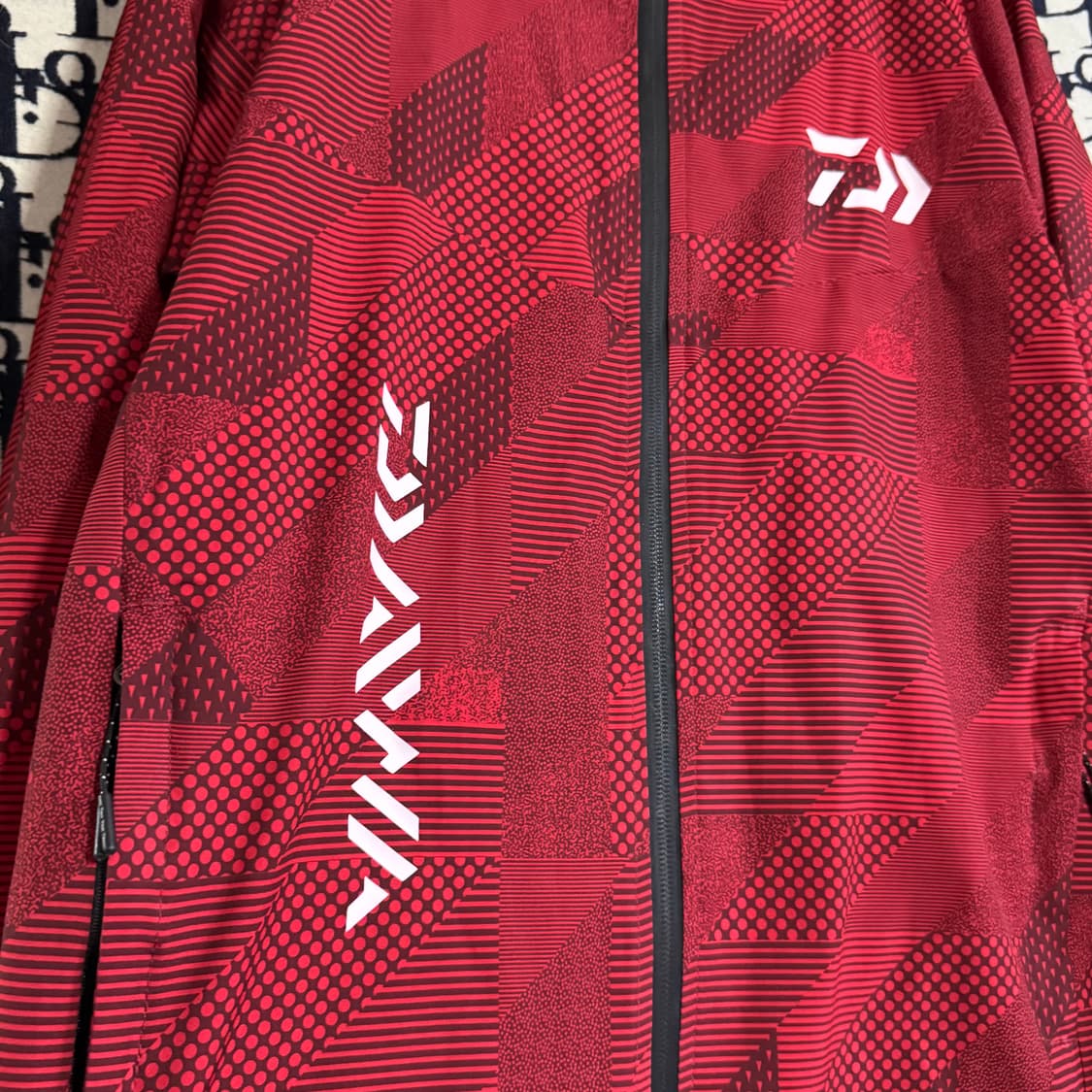 다이와 낚시복 방풍 자켓 S 레드/블랙 상품이미지2