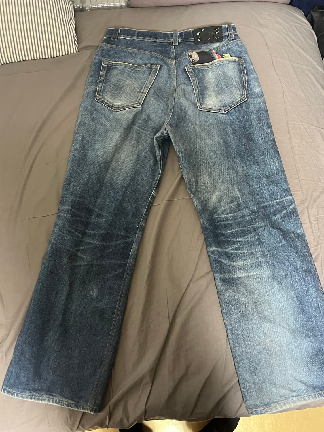 [28] 앤더슨벨 TROMPE L'OEIL PRINTED DENIM  상품이미지4