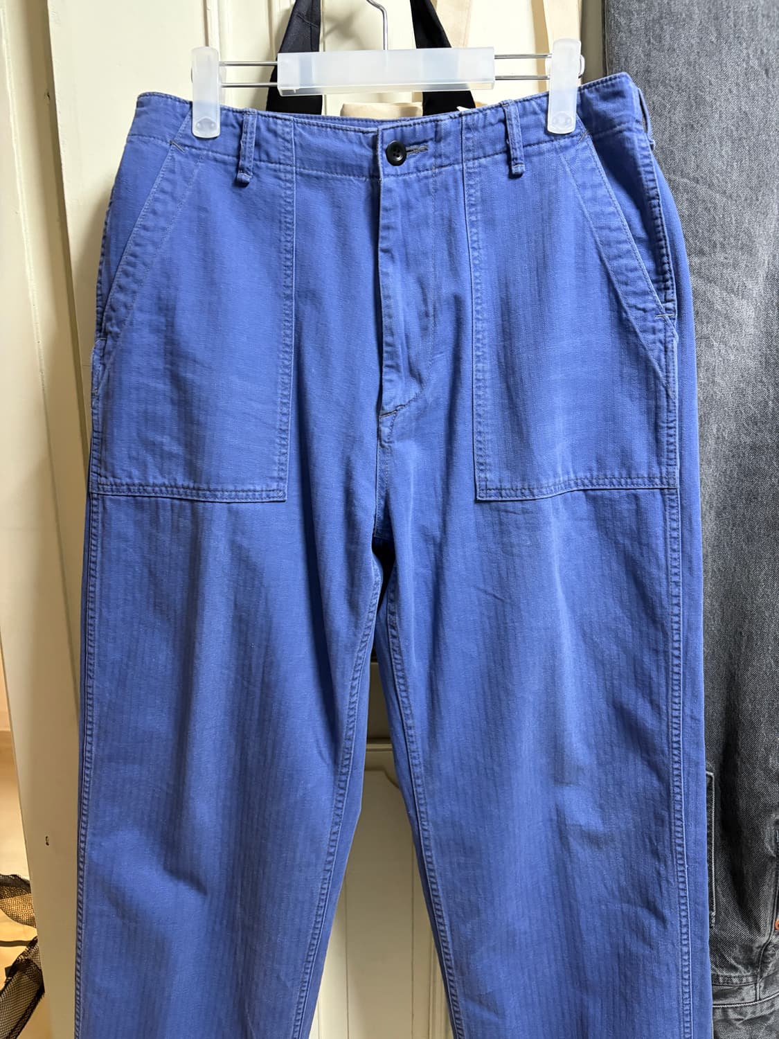 카키스 HBT 베이커팬츠 faded navy L 상품이미지2