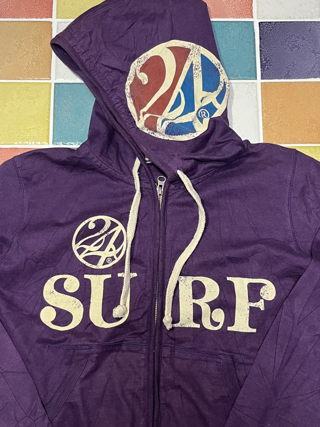 24karats SURF 퍼플 후드집업 상품이미지7