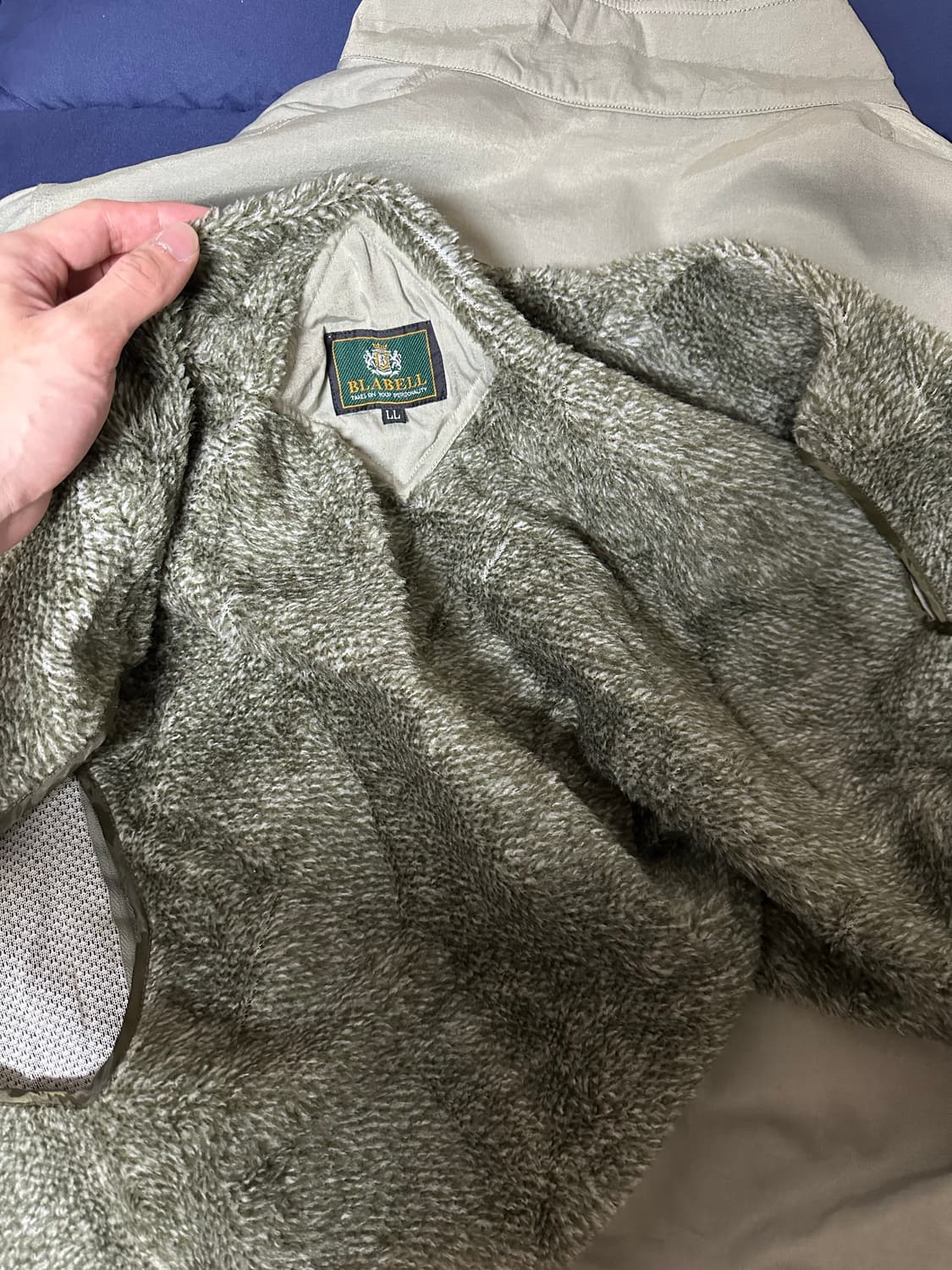 올리브색 항공점퍼 상품이미지3