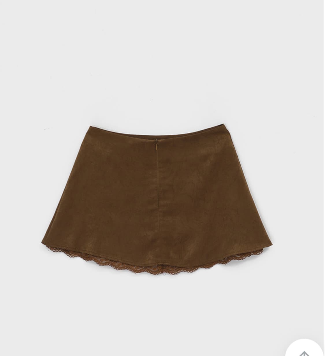 블랙업 MADE 샤리즈 레이스 미니스커트 브라운 상품이미지6