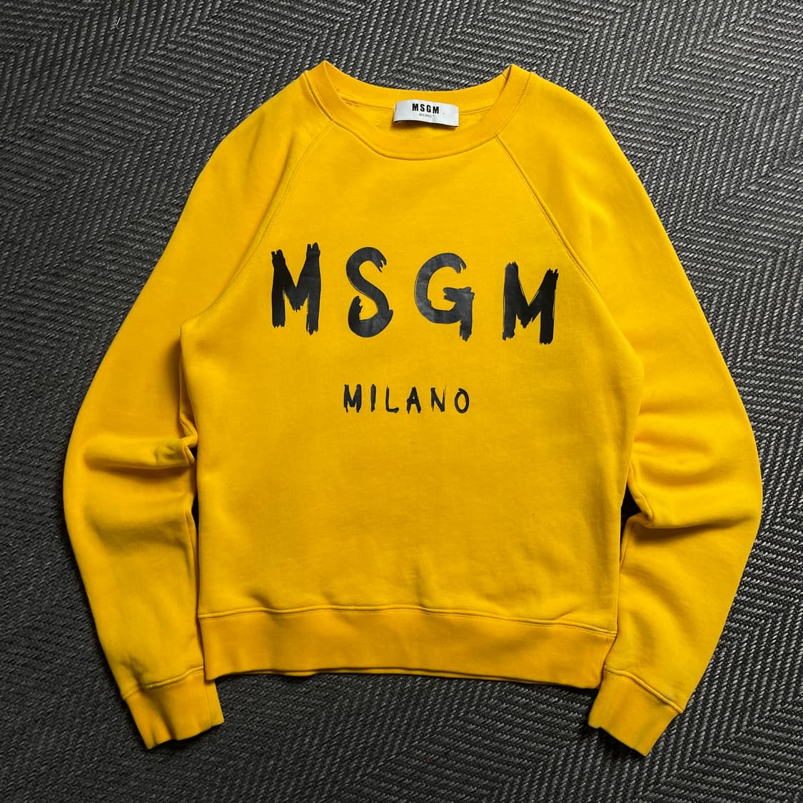 MSGM 빅로고 밀라노 크루넥 긴팔 티셔츠y 6049 상품이미지2