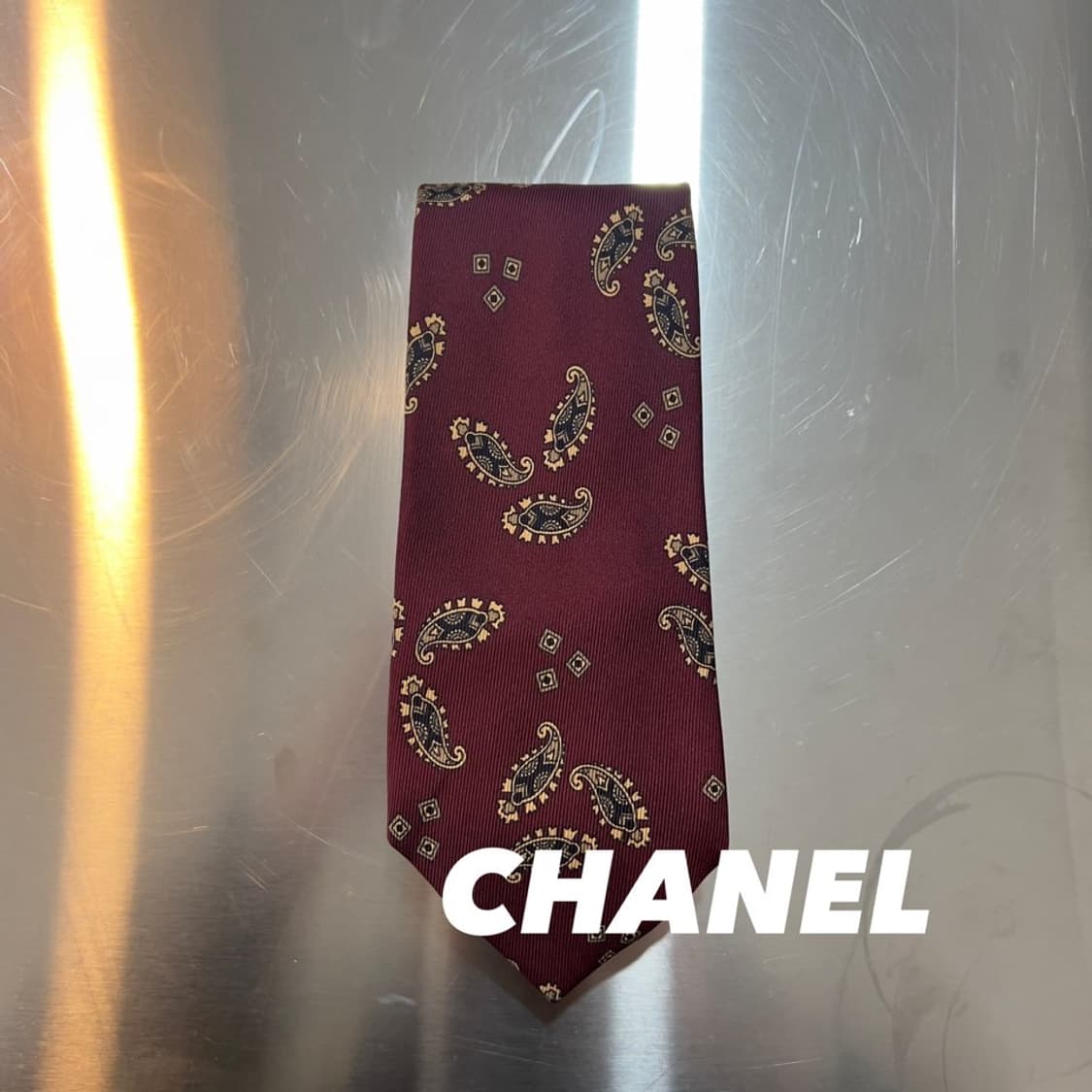 샤넬 페이즐리 넥타이 상품이미지1