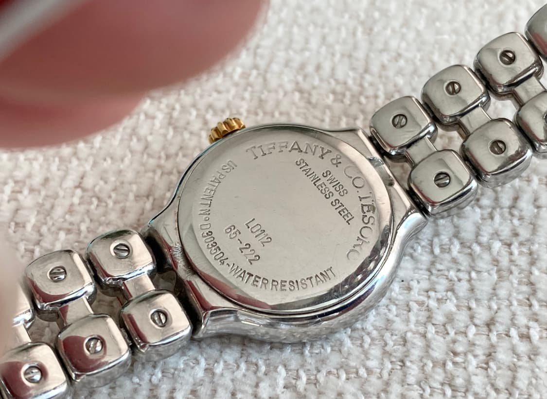 티파니 티솔로 24mm 여성용 스몰 사이즈 18k 콤비 쿼츠 상품이미지9