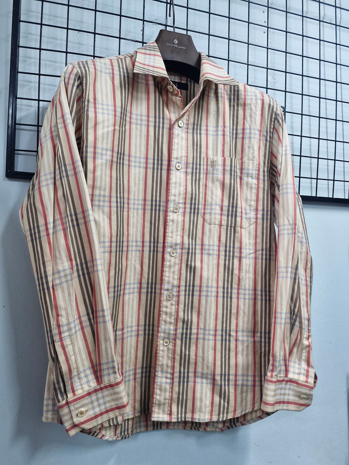 100L 닥스 체크 긴팔 셔츠. 상품이미지2