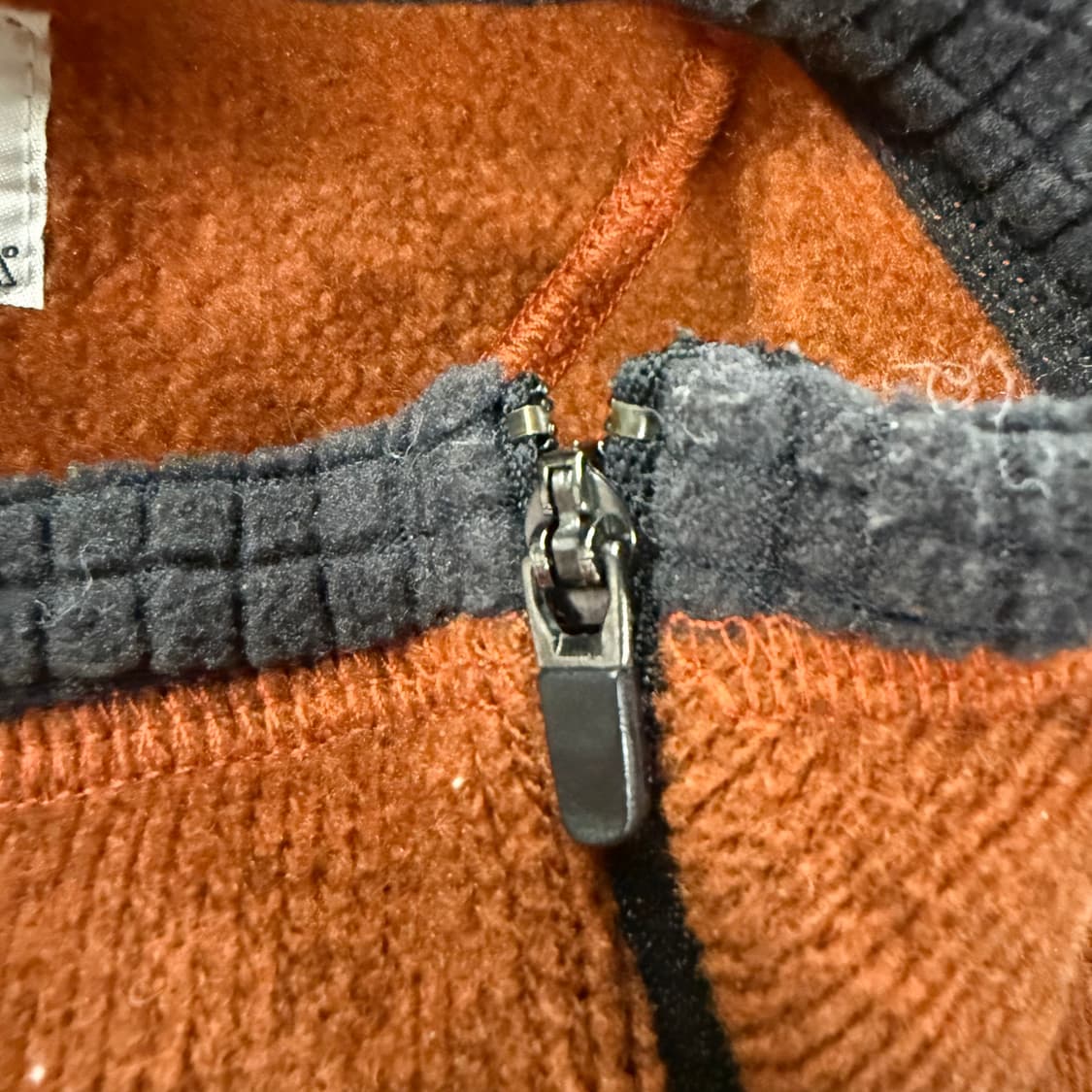 [정품/M] 몬츄라 주황색 하프넥 니트 스웨터 b15 상품이미지7