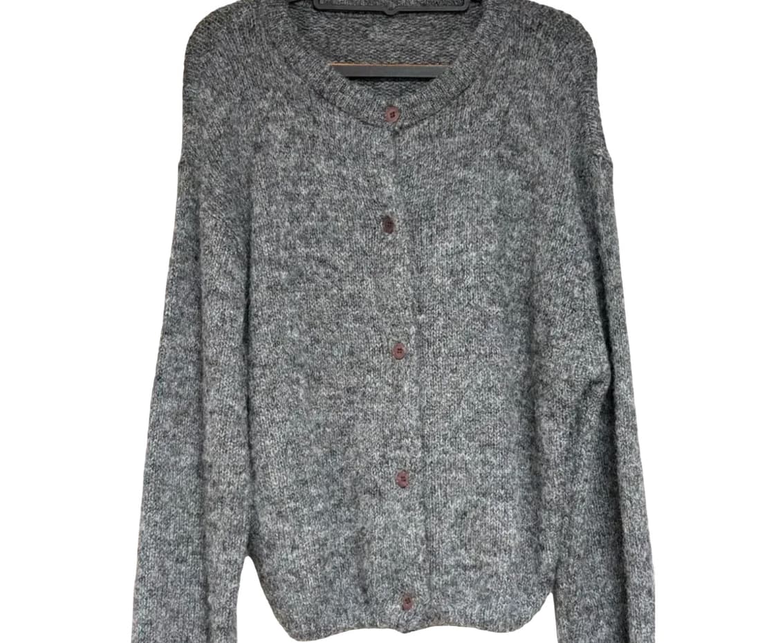 그레이 니트 가디건 상품이미지1