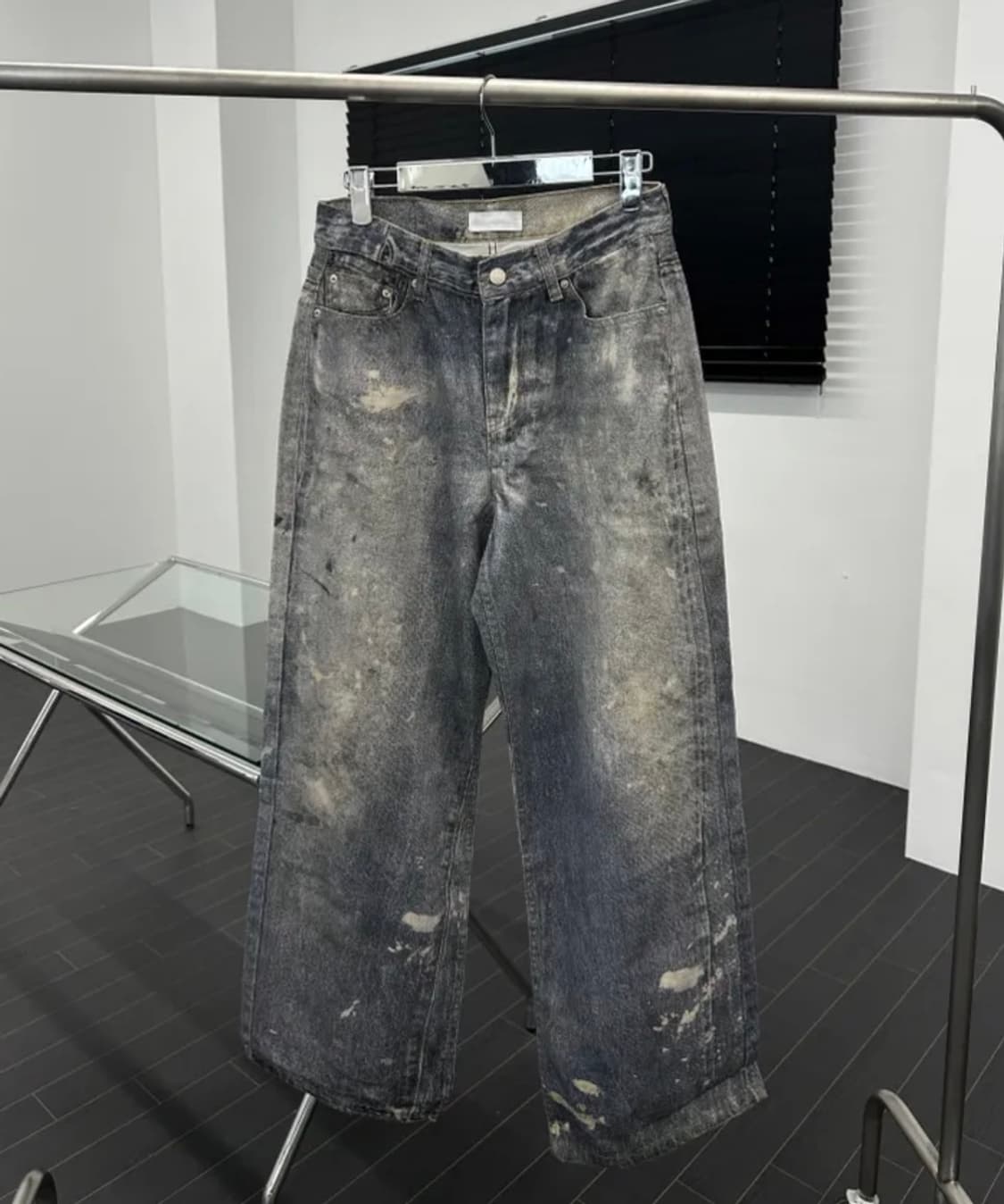 페인팅 빈티지 워싱 데님 상품이미지2