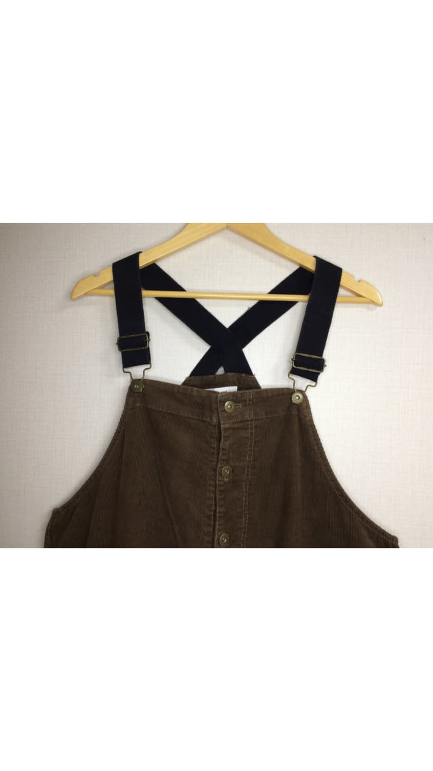 니코앤드 브라운 코듀로이 벌룬 멜빵바지 점프수트 상품이미지2