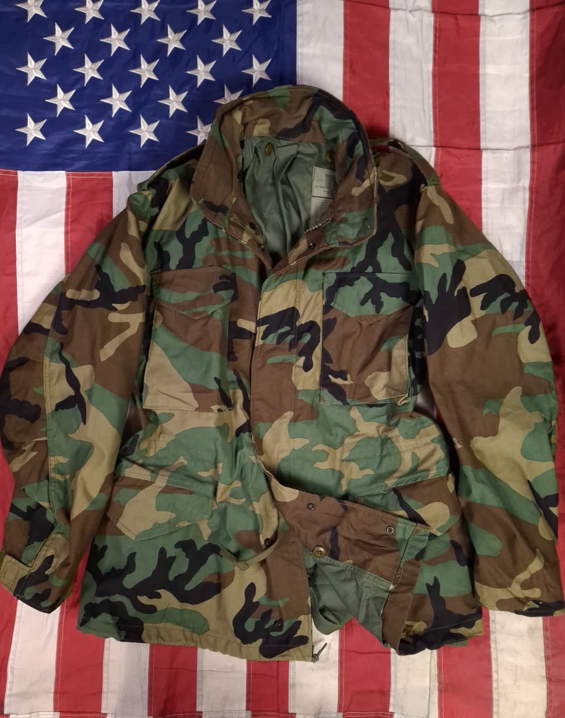 새제품 오리지날 미군 우드랜드 M-65 필드야상 상품이미지1