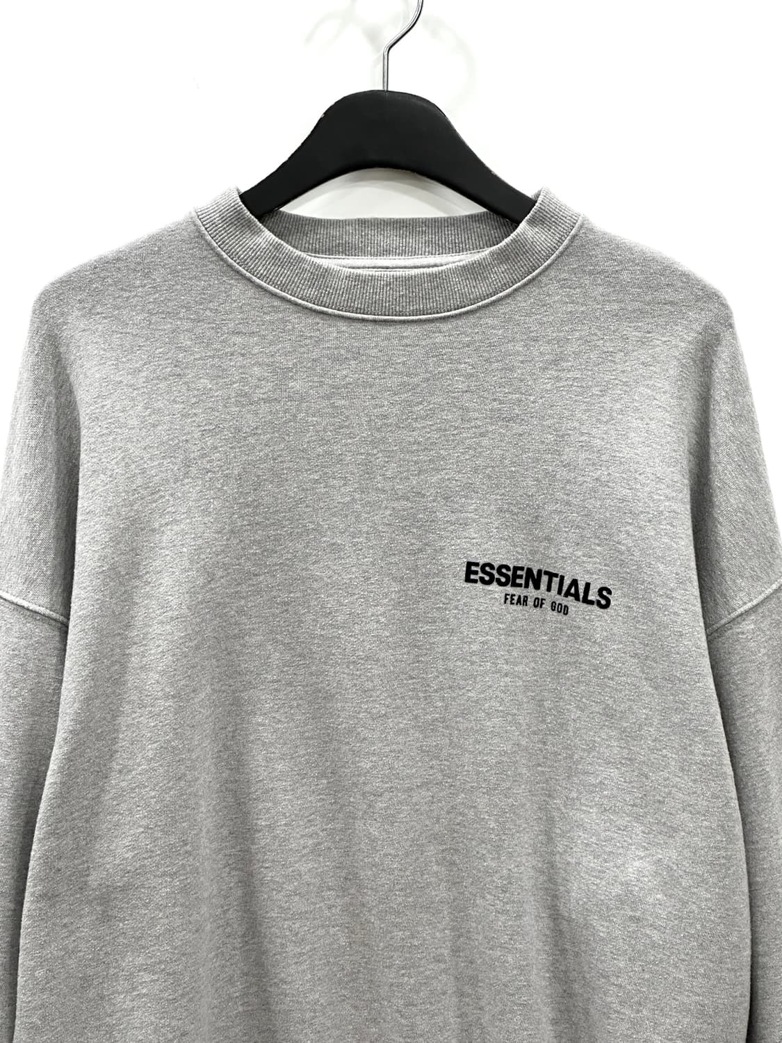 피어오브갓 에센셜 로고 맨투맨 그레이 L 상품이미지2