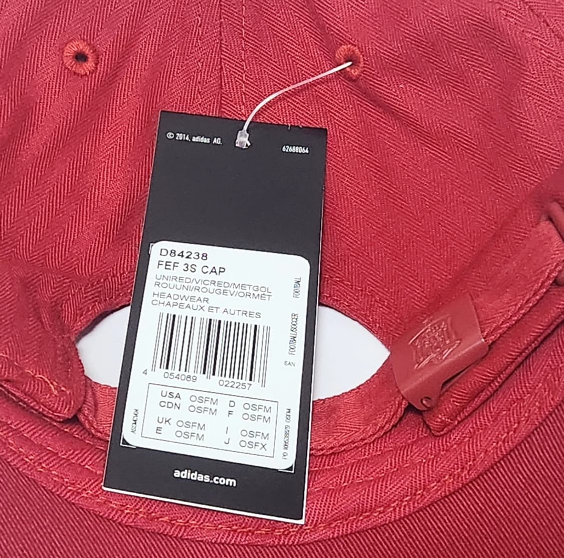 (새상품)아디다스 스페인 축구 국가대표 볼캡 국대 모자 엠블럼 상품이미지3