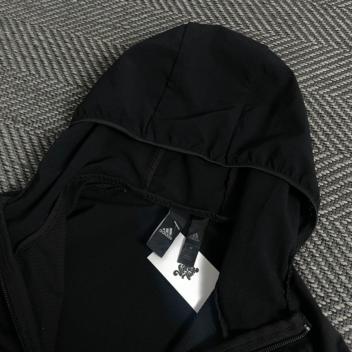 아디다스 블랙 박시핏 우븐 트랙 바람막이 자켓o 3507 상품이미지5
