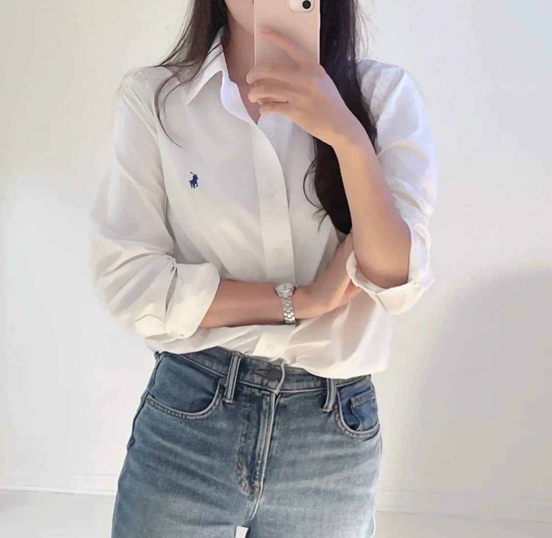 폴로랄프로렌 클래식핏 셔츠 남여공용 25년 버전 상품이미지2