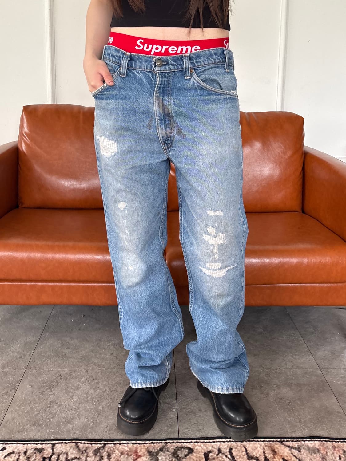 90's MADE IN USA 🇺🇸 리바이스 517 부츠컷 오렌지탭  상품이미지10