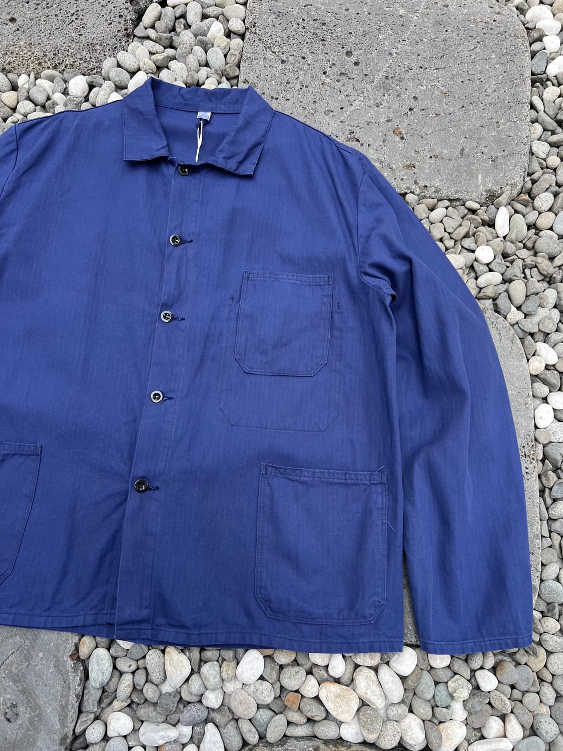 (BIGSIZE)(DEADSTOCK) HBT 헤링본트윌코튼 프렌치워크자켓 상품이미지5