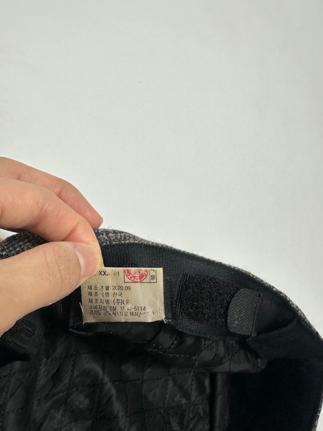 닥스 체크 모직 헌팅캡 상품이미지10