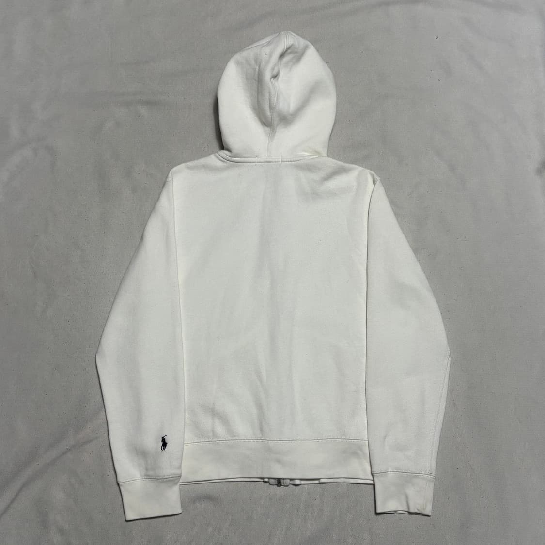 L 폴로랄프로렌 여성용 빅로고 화이트 후드 집업 상품이미지3