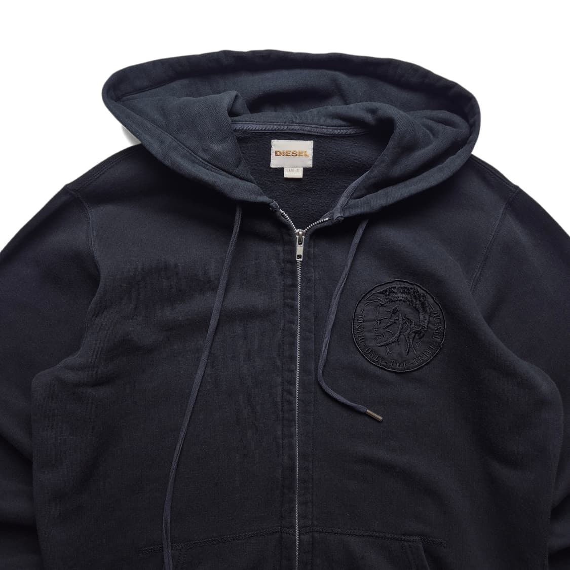 [S] 디젤 패치로고 후드집업 상품이미지2