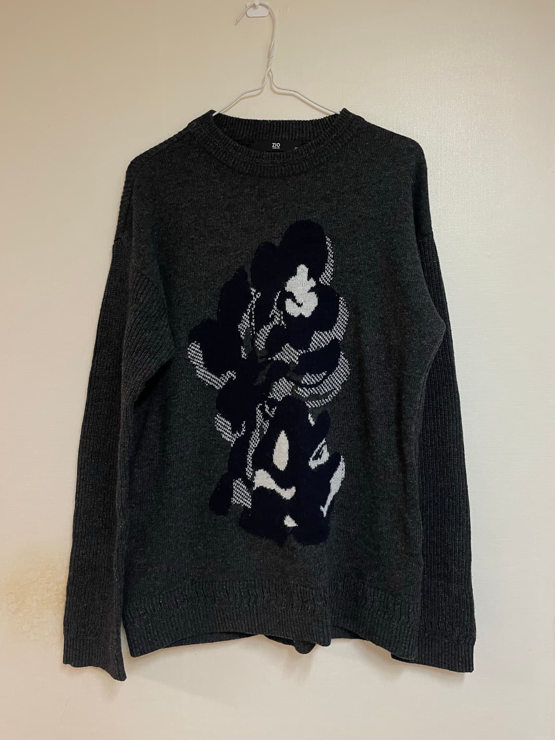 지오송지오 차콜 니트 상품이미지1