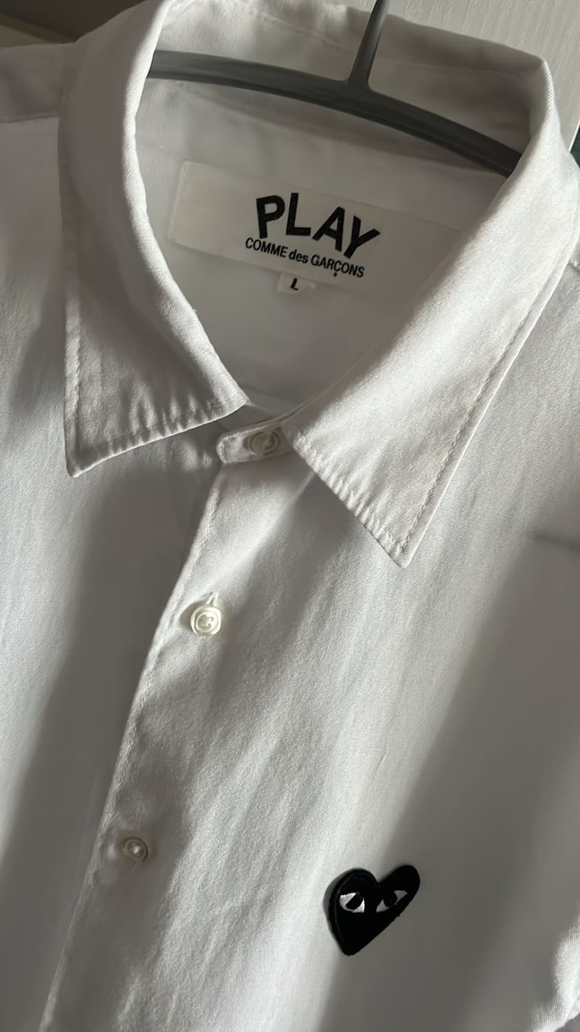 꼼데가르송 화이트 셔츠 L 100 상품이미지2
