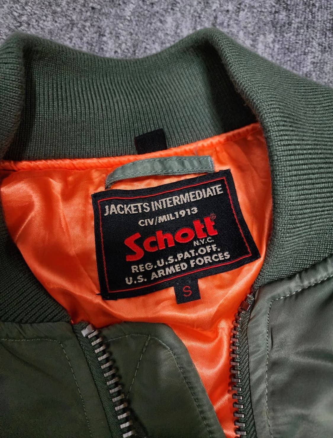 Schott MA-1 쇼트 항공점퍼 S 상품이미지4