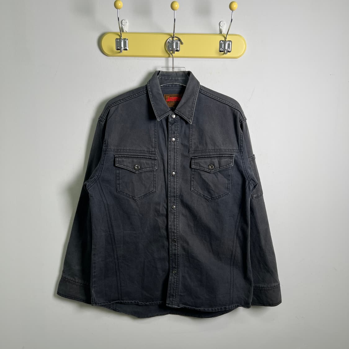 Jawin 자윈 워싱 데님 셔츠 자켓 XL 상품이미지1