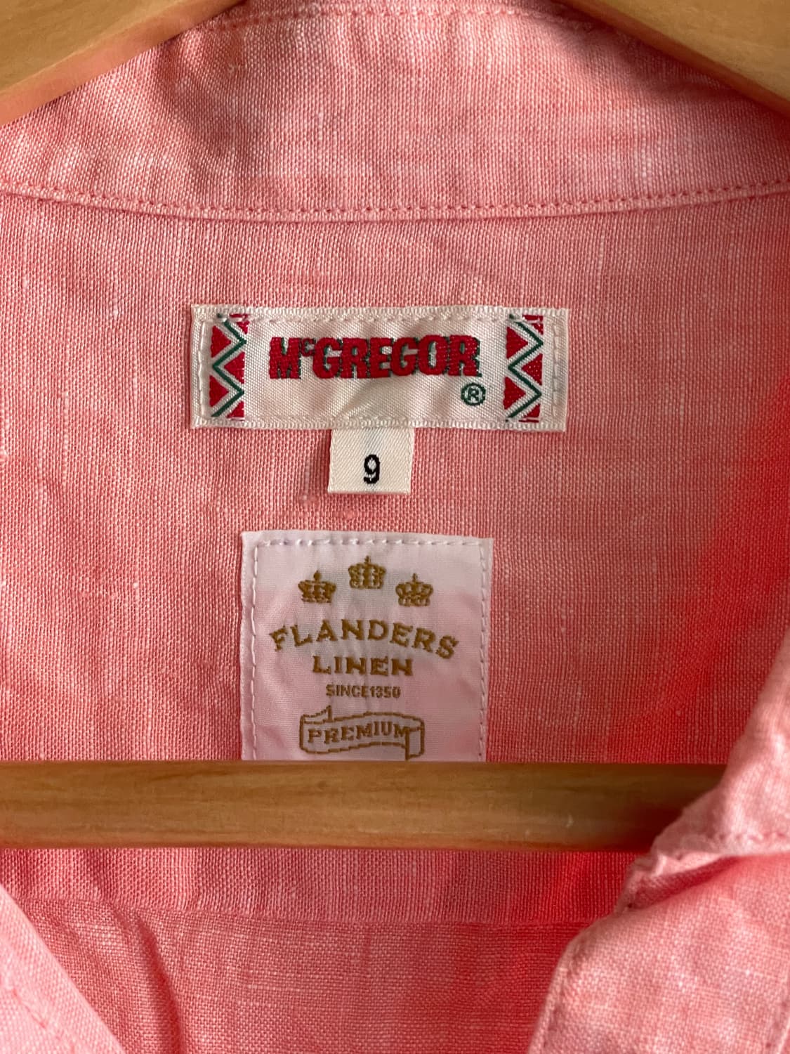 McGREGOR Linen half Shirt - pink 상품이미지5