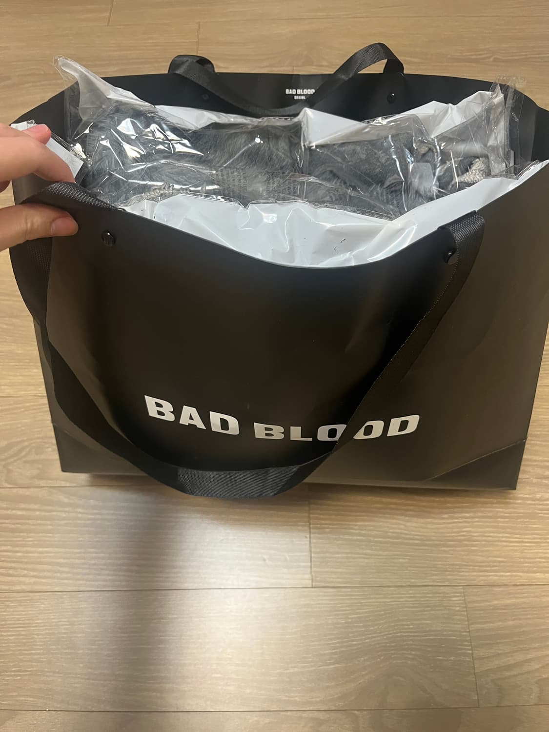 🐹 배드블러드 워시드 그레이 퍼 후드 & 팬츠 🐹 상품이미지10