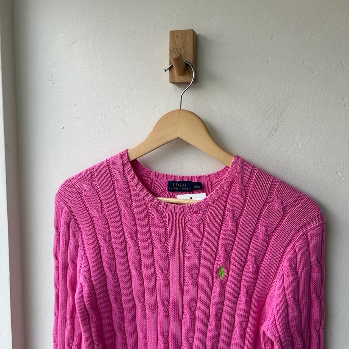 16266 - 폴로 랄프로렌 핑크 케이블 니트 상품이미지1