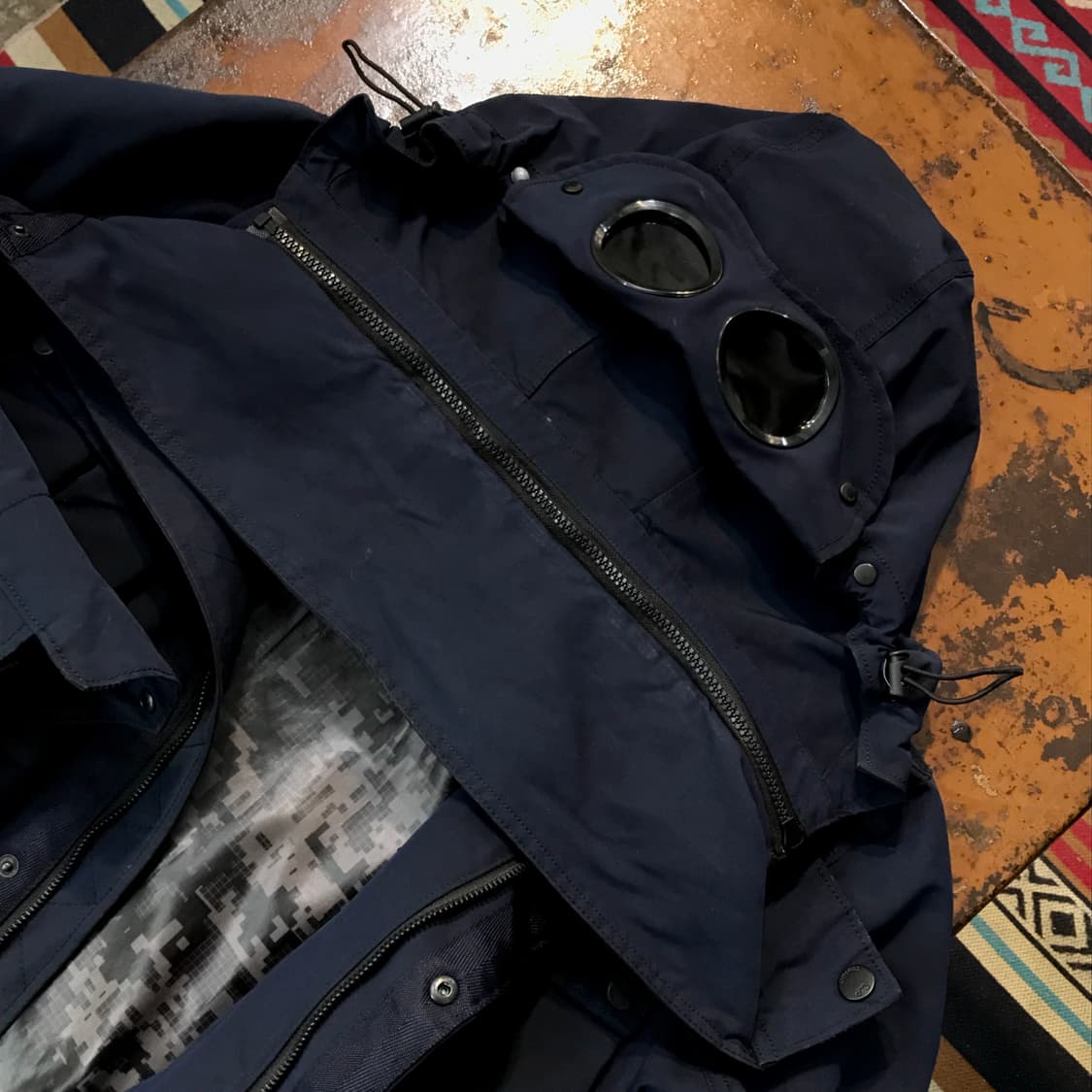 CP 씨피컴퍼니 4포켓 다크네이비 고글 자켓 남성 105 사이즈 상품이미지6