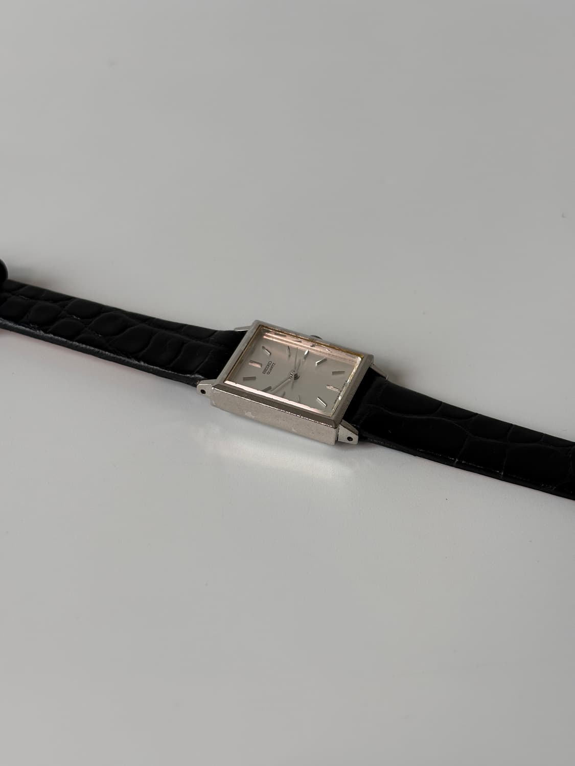 1980s Silver Square Ladies Quartz 상품이미지5