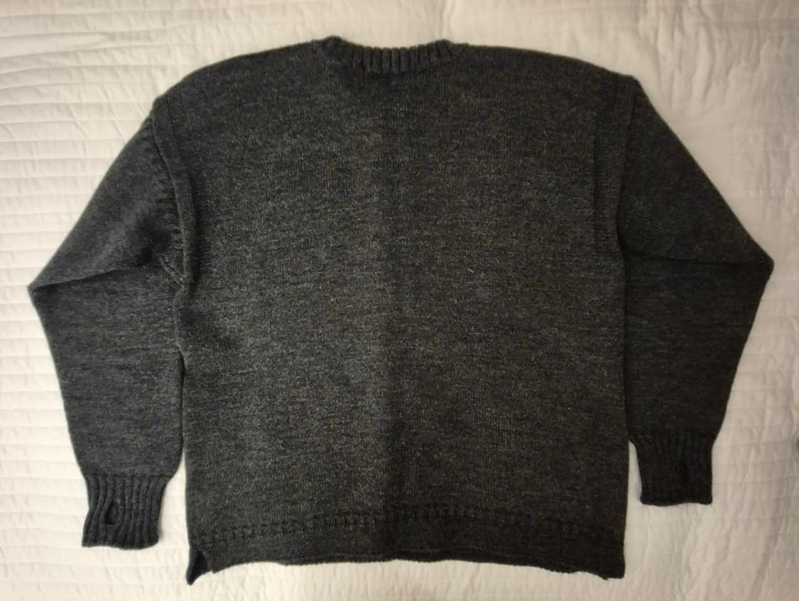 [건지울른스] 피셔맨 니트 가디건 차콜 44(105) 상품이미지2