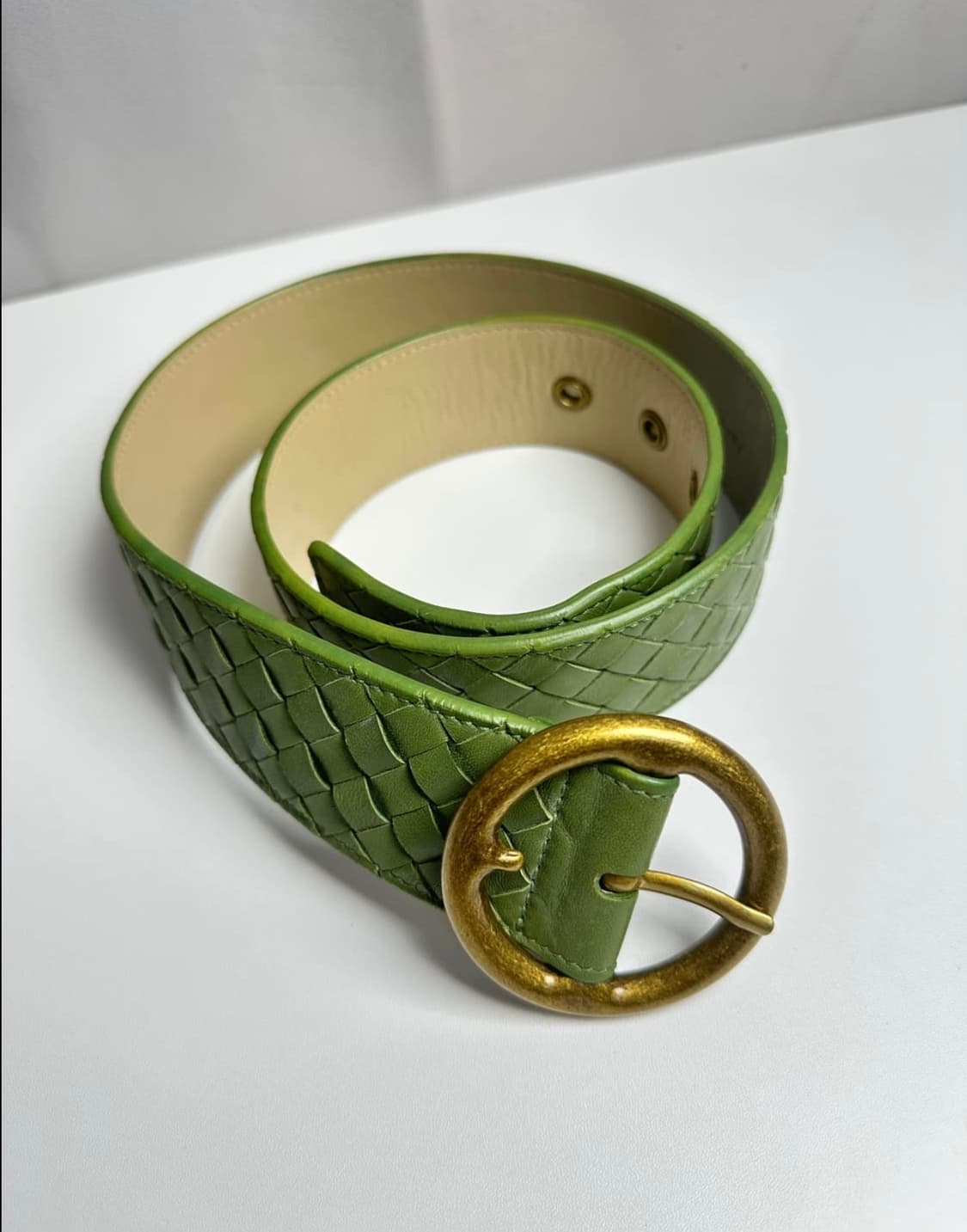 보테가베네타 인트레치아토 레더 벨트 상품이미지2