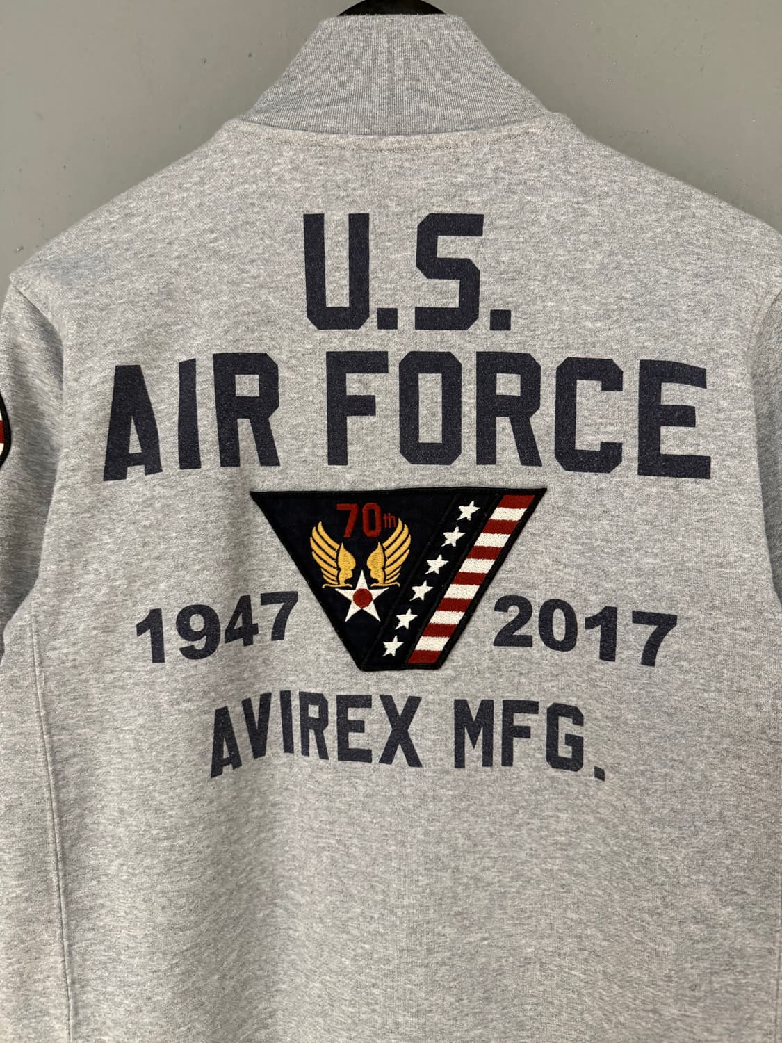 Avirex USAF lettering zip-up 상품이미지8