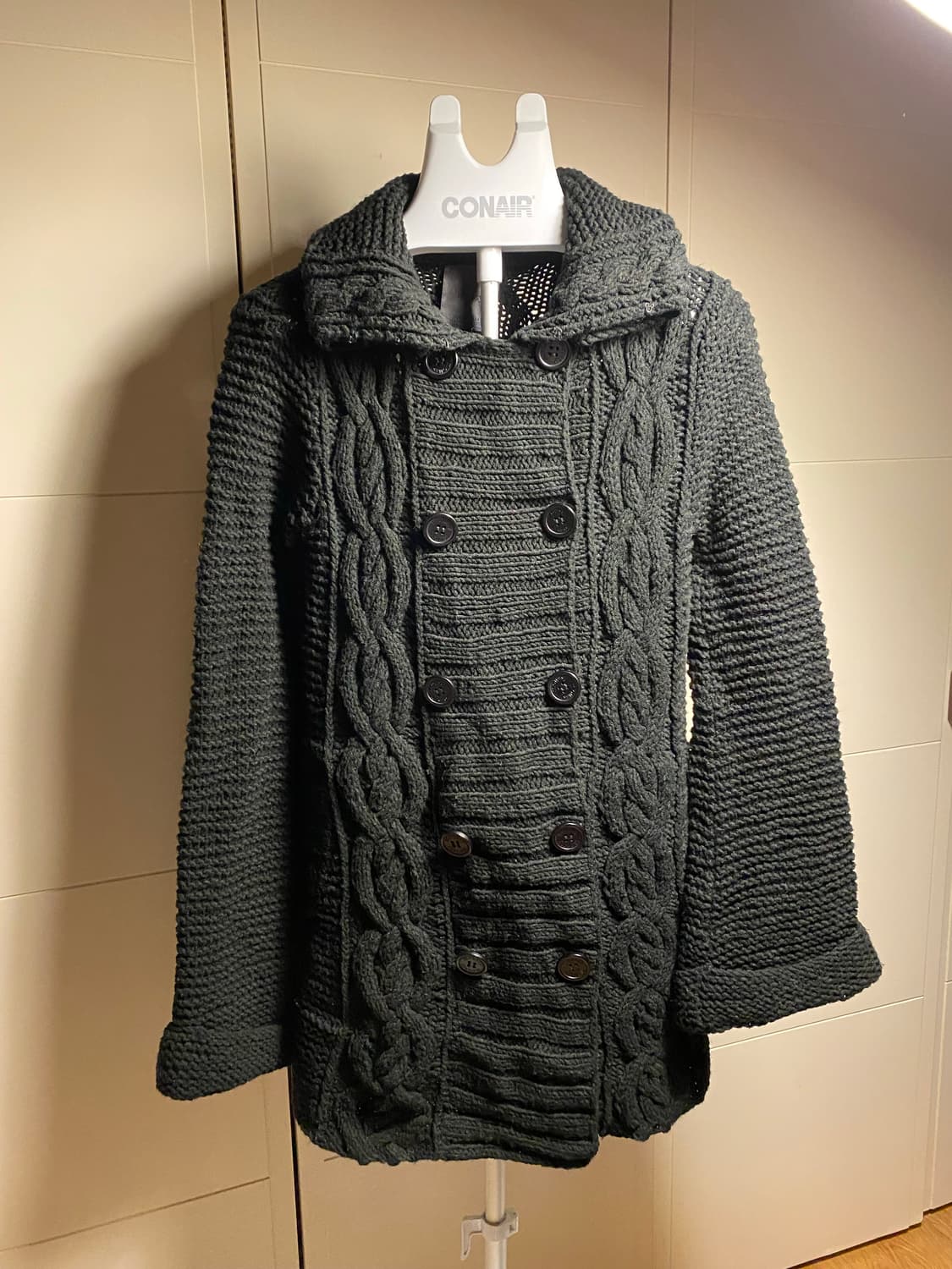 MOUSSY 케이블 니트 가디건 상품이미지2