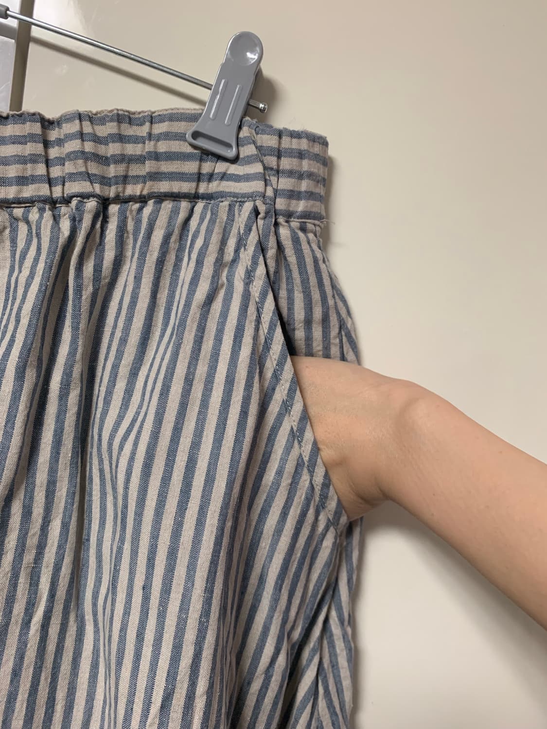 모리걸 하구미 스트라이프 롱 스커트 상품이미지6