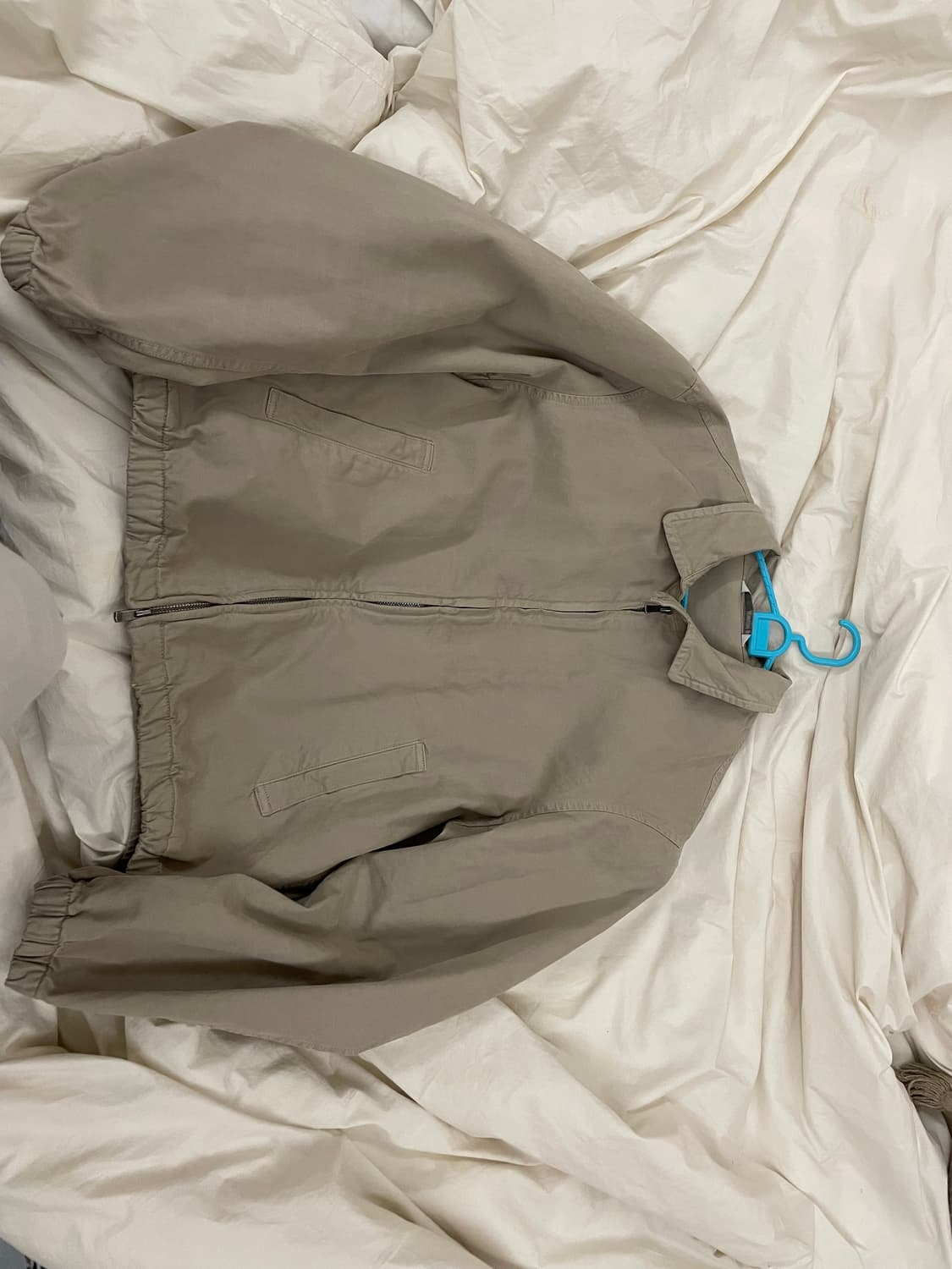 자라 워싱 코튼 레귤러 핏 재킷 M 상품이미지1