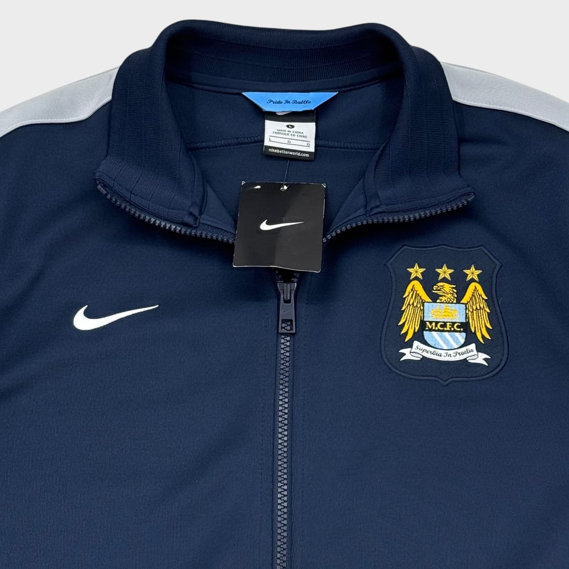 13-14 나이키 맨체스터 시티 N98 어센틱 트랙 자켓 상품이미지3